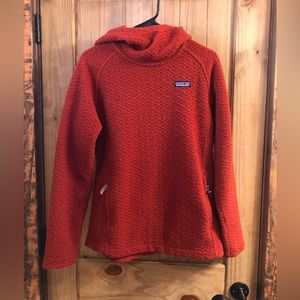 Patagonia fleece Diamond Capra Hoody Roots Red Medium